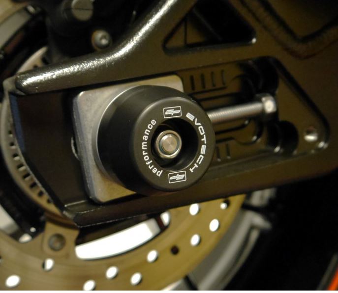 Evotech Performance Rear Axle Sliders '15-'20 BMW S1000XR, '20-'21 F900R/XE/XR/TE