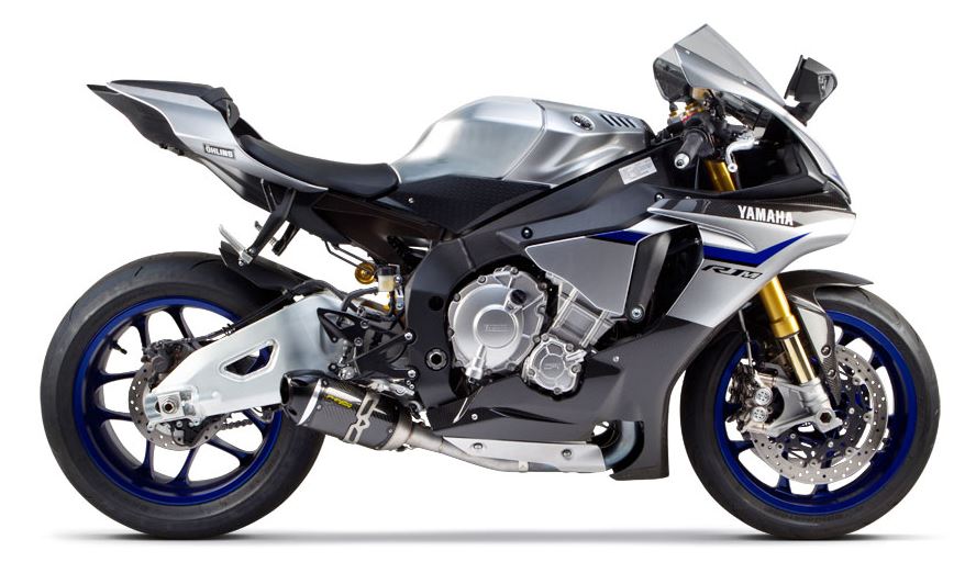 Two Brothers S1R Carbon Slip-On Exhaust System for 2015+ Yamaha R1/R1M