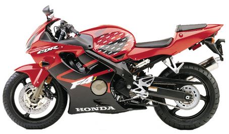 StompGrip Volcano Traction Tank Pad Kit for Honda CBR600F4/F4i, VFR800, INTERCEPTOR