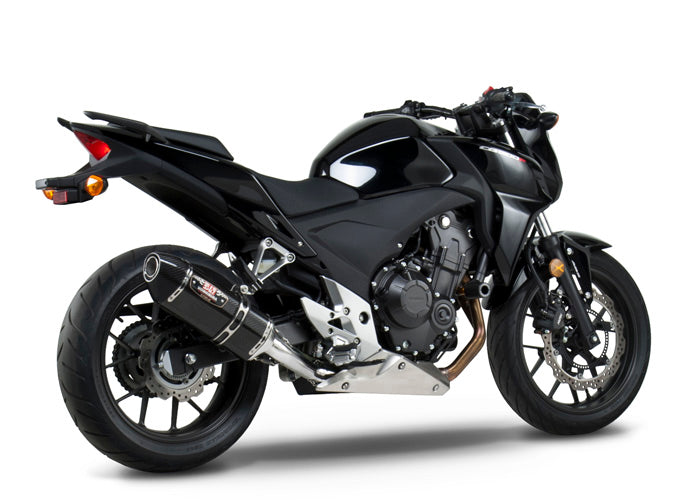 Yoshimura Street R-77 Slip-On Exhaust Systems for '13-'15 Honda CB500F/CBR500R