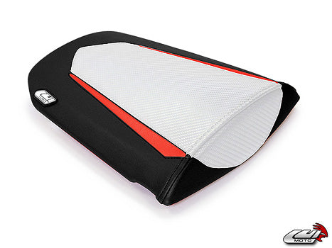 LuiMoto Tribal Blade Seat Cover 07-12 Honda CBR600RR - Cf Black/Red/Cf White - Motostarz USA
