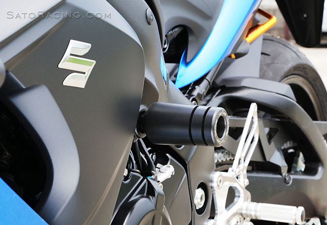 Sato Racing Frame Sliders '15-'20 Suzuki GSX-S1000/F/Z | S-S1000FS-BK