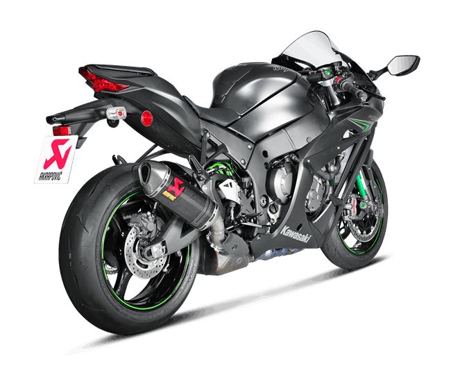 Akrapovic Slip-On Line (Carbon) Exhaust System 2016-2017 Kawasaki Ninja ZX10R | S-K10SO16-HZC