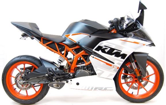 Competition Werkes GP Stainless Steel Slip-on Exhaust 2015-2016 KTM 390 Duke / RC 390