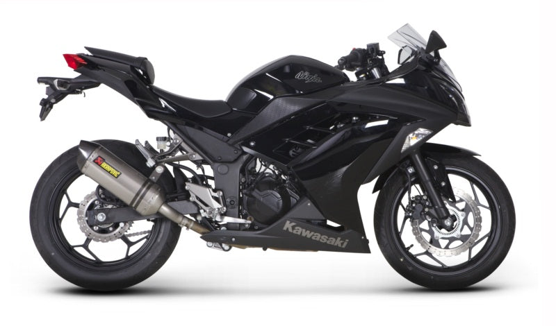 Akrapovic Slip-On Carbon Exhaust '13-'17 Kawasaki Ninja 250/300, Z300–  Motostarz USA