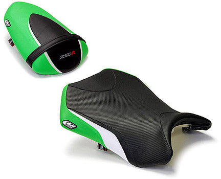 LuiMoto Sport Seat Covers '08-'12 Kawasaki Ninja 250R - Green - Motostarz USA