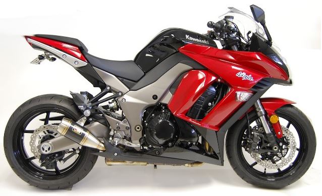 Competition Werkes GP Stainless Steel Slip-ons Exhaust '10-'15 Kawasaki Z1000, '11-'15 Z1000SX (Ninja 1000)