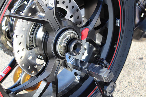 45-0640F Ducati Front Axle Sliders - Woodcraft CFM 45-0640F Ducati Front Axle Sliders - Woodcraft CFM