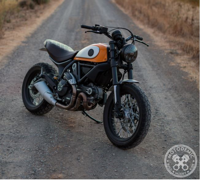 MOTODEMIC Headlight Conversion Kit for Ducati Scrambler