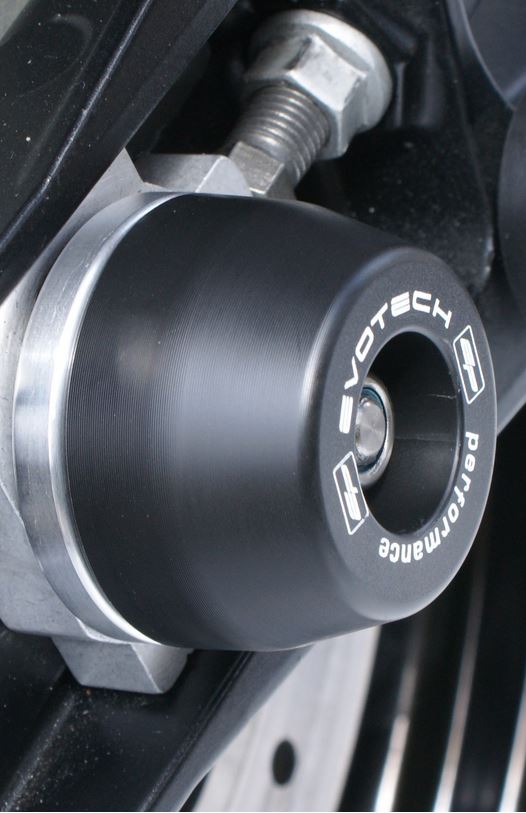 Evotech Performance Rear Axle Sliders For '06-'17 Triumph Daytona 675/R, '08-'17 Street Triple 675/765