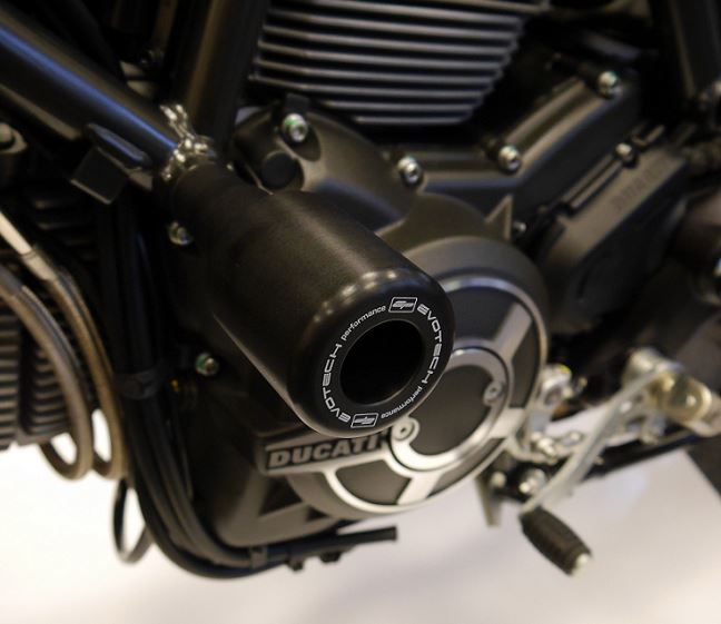 Evotech Performance Crash Protection / Frame Sliders for 2015+ Ducati Scrambler 803