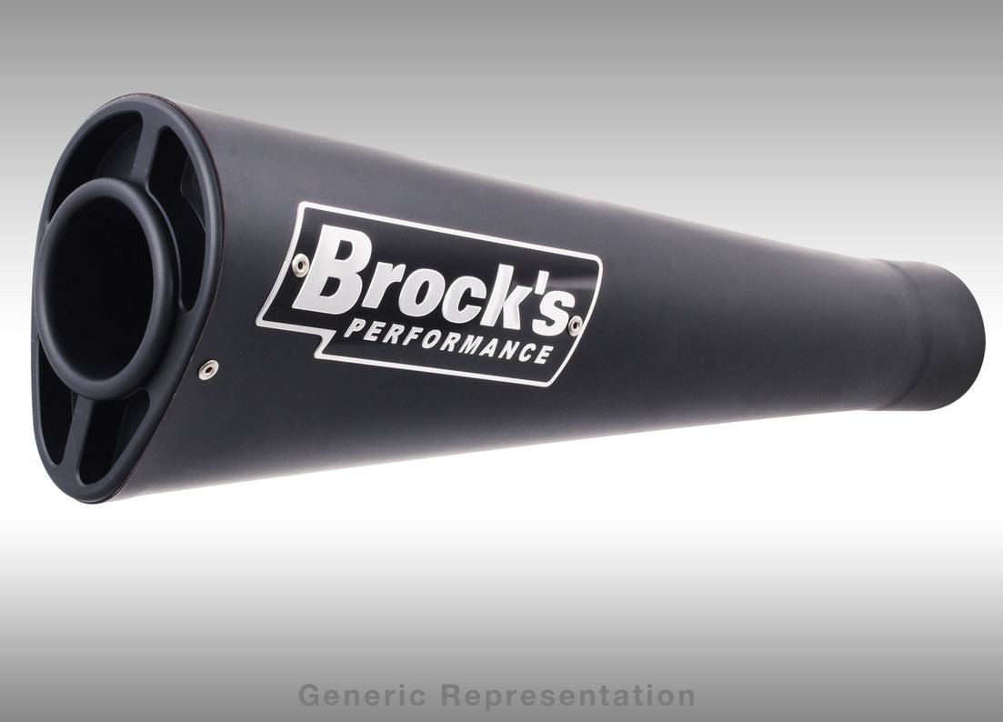 Brocks Performance 12" Alien Head Ultra-Light Stainless Steel Full Exhaust System 2016-2017 Honda GROM MSX125 - motostarz.com