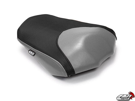 LuiMoto Raven Edition Seat Covers 2006-2013 Yamaha FZ1 - Cf Black/Gunmetal