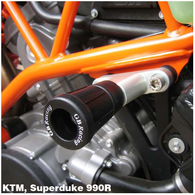 GB Racing Upper Frame Sliders 05-14 KTM 990 Superduke/R