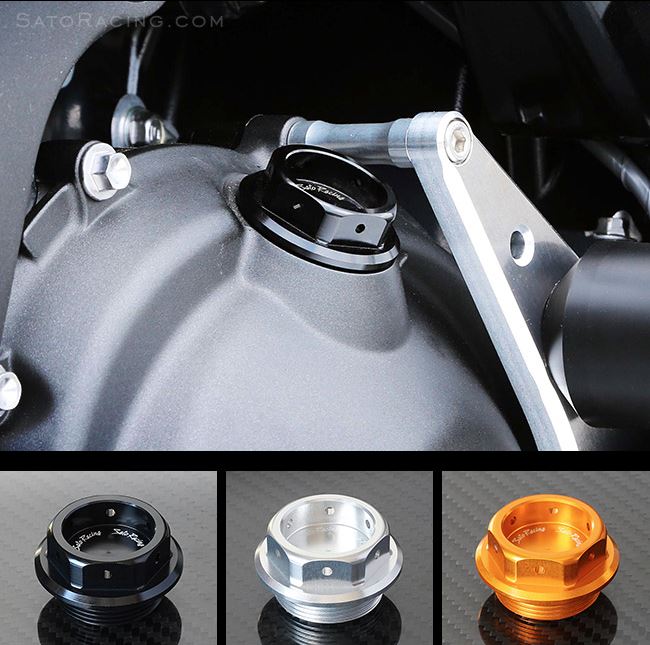 Sato Racing HEX Style Oil Cap for Kawasaki
