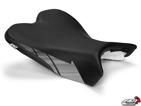 LuiMoto Sport Seat Covers '09-'14 Yamaha YZF R1 - CF Black/AL Black - Motostarz USA