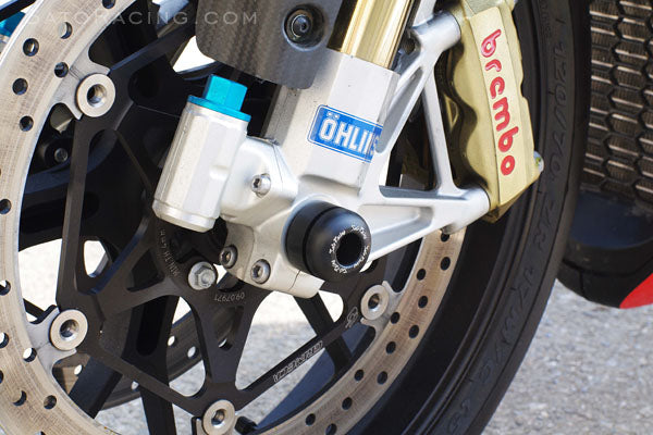 Sato Racing Front Axle Sliders 2009-2015 Aprilia RSV4