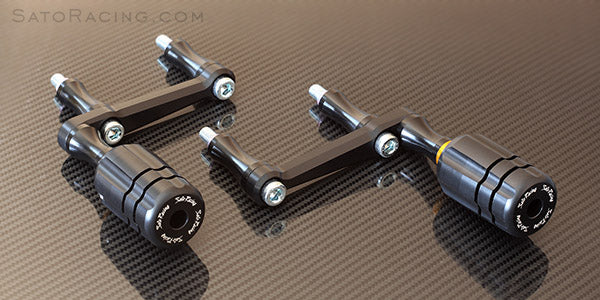 Sato Racing 'Revolver-Style' Frame Sliders for '08-'15 KTM RC8, RC8R