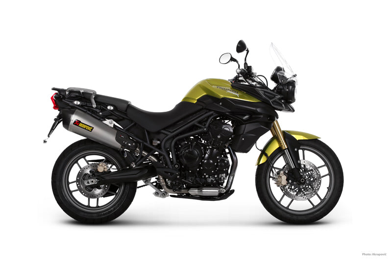 Akrapovic Slip-On (Titanium) Exhaust System 2011-2014 Triumph Tiger 800 / XC