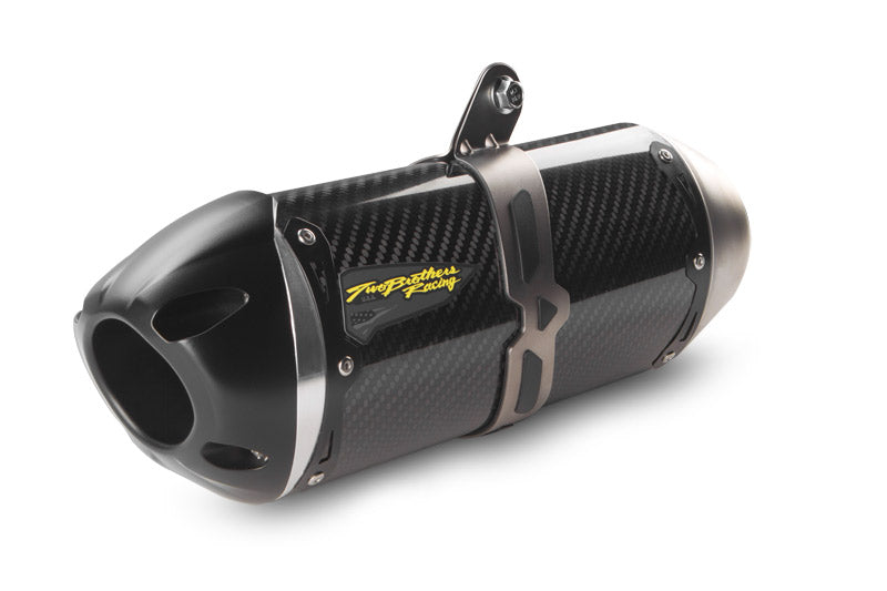 Two Brothers Racing S1R Carbon Full Exhaust '09-'23 Kawasaki ZX-6R/6RR