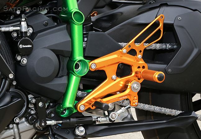 Sato Racing Adjustable Rearsets '15 and up Kawasaki H2– Motostarz