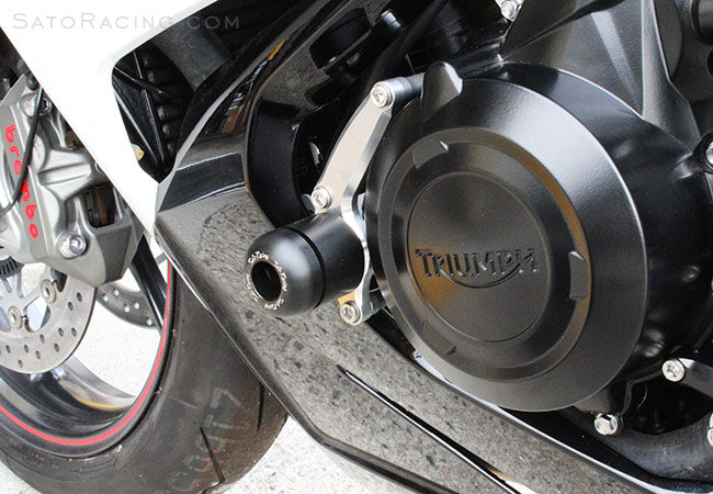 Sato Racing Left Side Engine Slider For 2013-2017 Triumph Daytona 675 / R