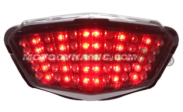 Motodynamic Sequential LED Tail Light for 2008-2012 Kawasaki Ninja 250R - Smoke