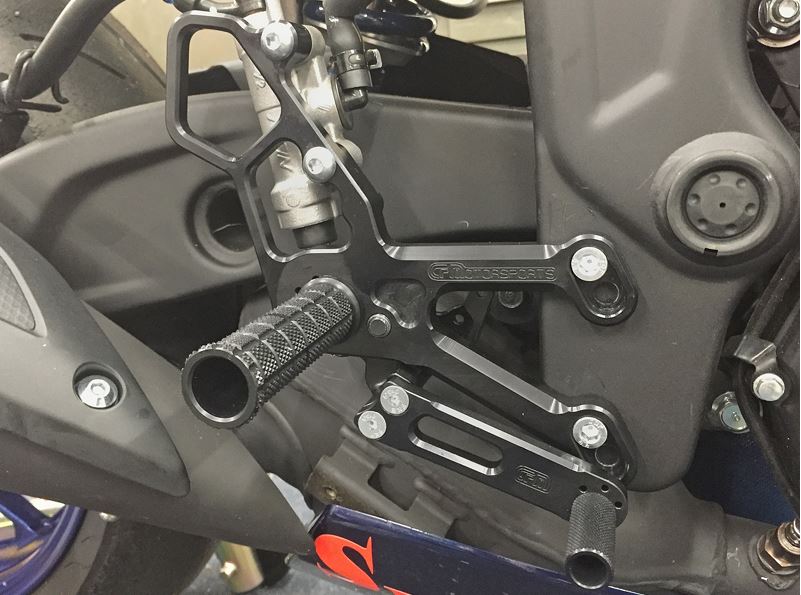 Woodcraft Adjustable Rearsets Complete Kit for 2015-2016 Yamaha R3