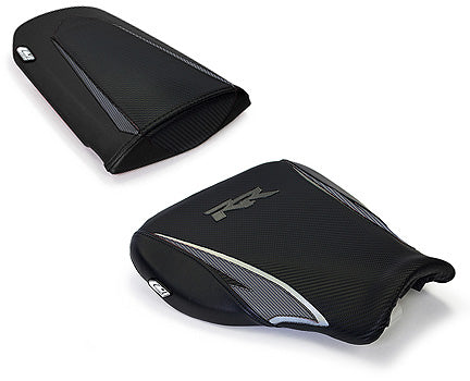 LuiMoto Tribal Blade Seat Cover 07-12 Honda CBR600RR - Cf Black/Cf Gunmetal - Motostarz USA