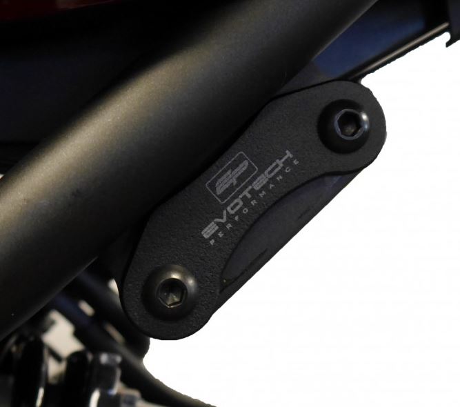 Evotech Performance Aluminium Rear Footpeg Removal Kit for '15-'17 Yamaha FJ-09, MT-09 Tracer