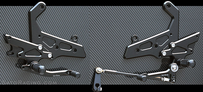Sato Racing Adjustable Rearsets for 2012-2014 Kawasaki ER-6n / ER-6f / Ninja 650