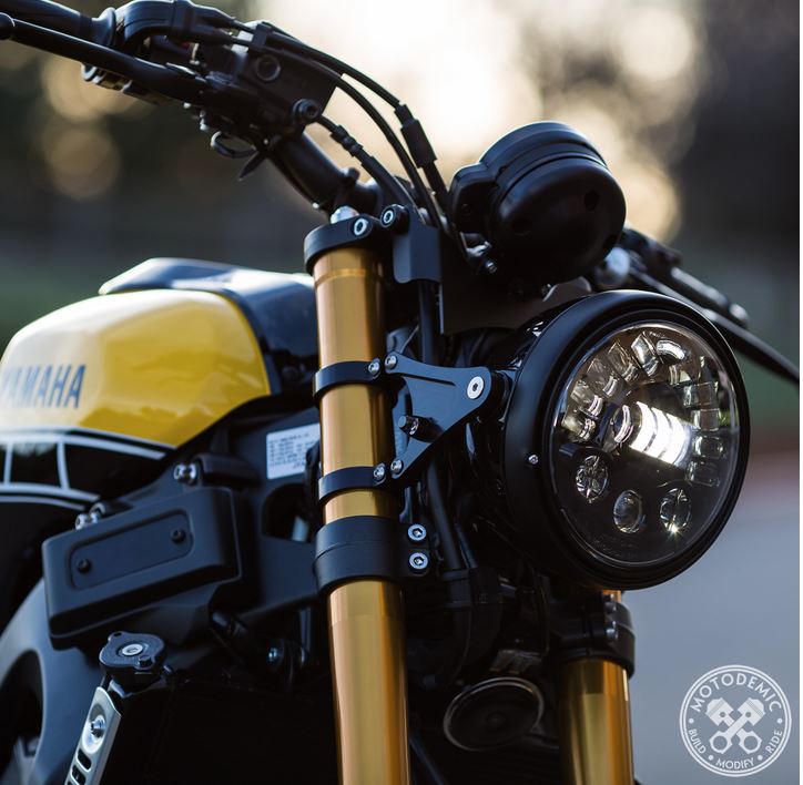 MOTODEMIC 7 inch Headlight Conversion Kit 2016-2017 Yamaha XSR900