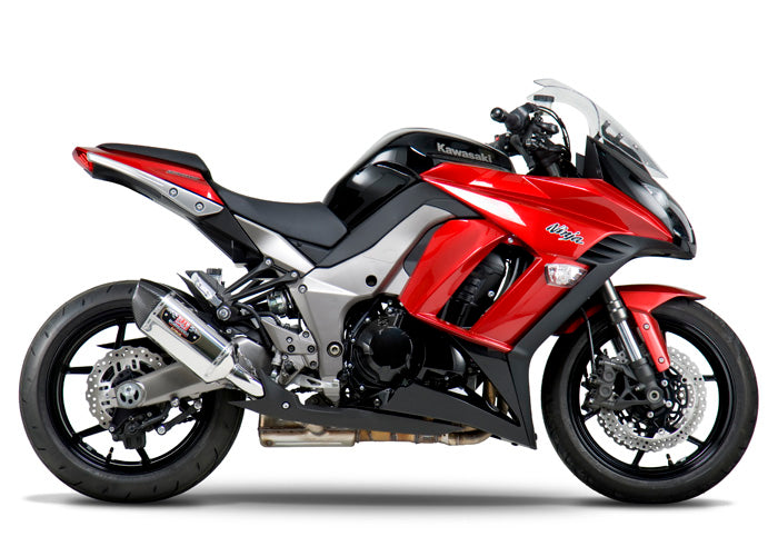 Yoshimura Street R-77 Dual Stainless w/Carbon Tip Slip-On Exhaust System '11-'13 Kawasaki Ninja 1000