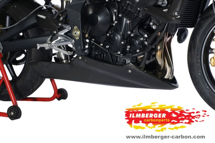 ILMBERGER Carbon Fiber Belly Pan 2007-2012 Triumph Street Triple