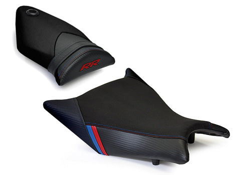 LuiMoto Motorsports Edition Seat Cover 2009-2011 BMW S1000RR - Black Suede - Motostarz USA