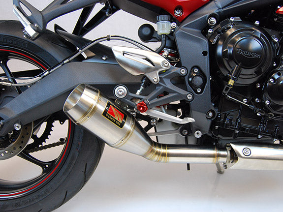 Competition Werkes GP Stainless Steel Slip-on Exhaust 2013-2016 Triumph  Street Triple 675/R