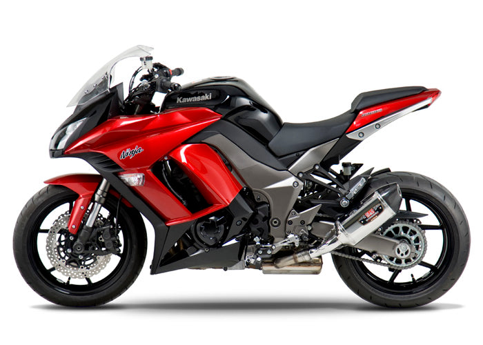 Yoshimura Street R-77 Dual Stainless w/Carbon Tip Slip-On Exhaust System '11-'13 Kawasaki Ninja 1000