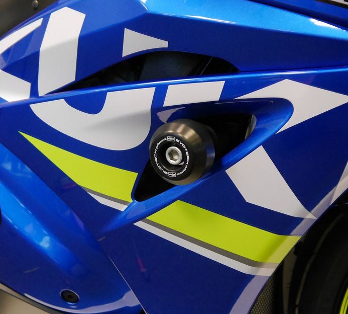 Evotech Performance No Drill Frame Sliders 2017+ Suzuki GSX-R1000/R