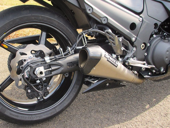 Brocks Performance CT Megaphone 17" Muffler Full Titanium Exhaust System for 2006-2013 Kawasaki ZX14R