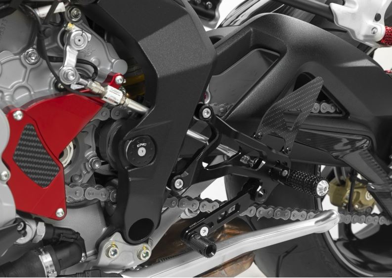 CNC Racing Adjustable Rearsets for MV Agusta F3 675/800, Brutale Dragster  800/RR