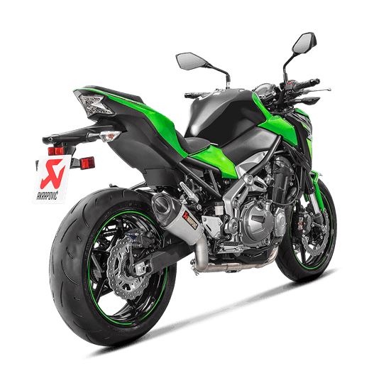 Akrapovic Slip-On Line (Titanium) Exhaust 2017-2018 Kawasaki Z900 | S-K9SO4-ASZT