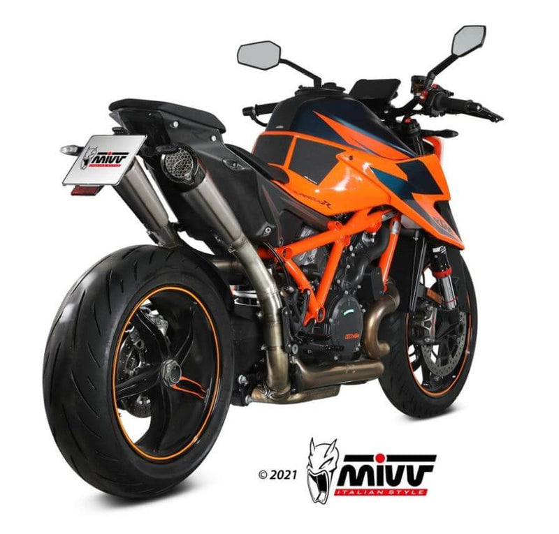 MIVV X-M5 Titanium Slip-On Exhaust '20-'23 KTM 1290 Superduke