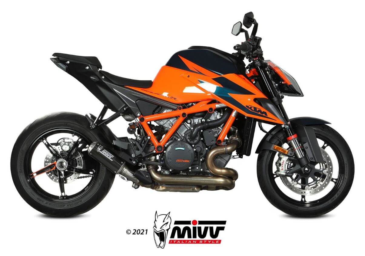 MIVV MK3 Carbon Slip-On Exhaust '20-'23 KTM 1290 Superduke
