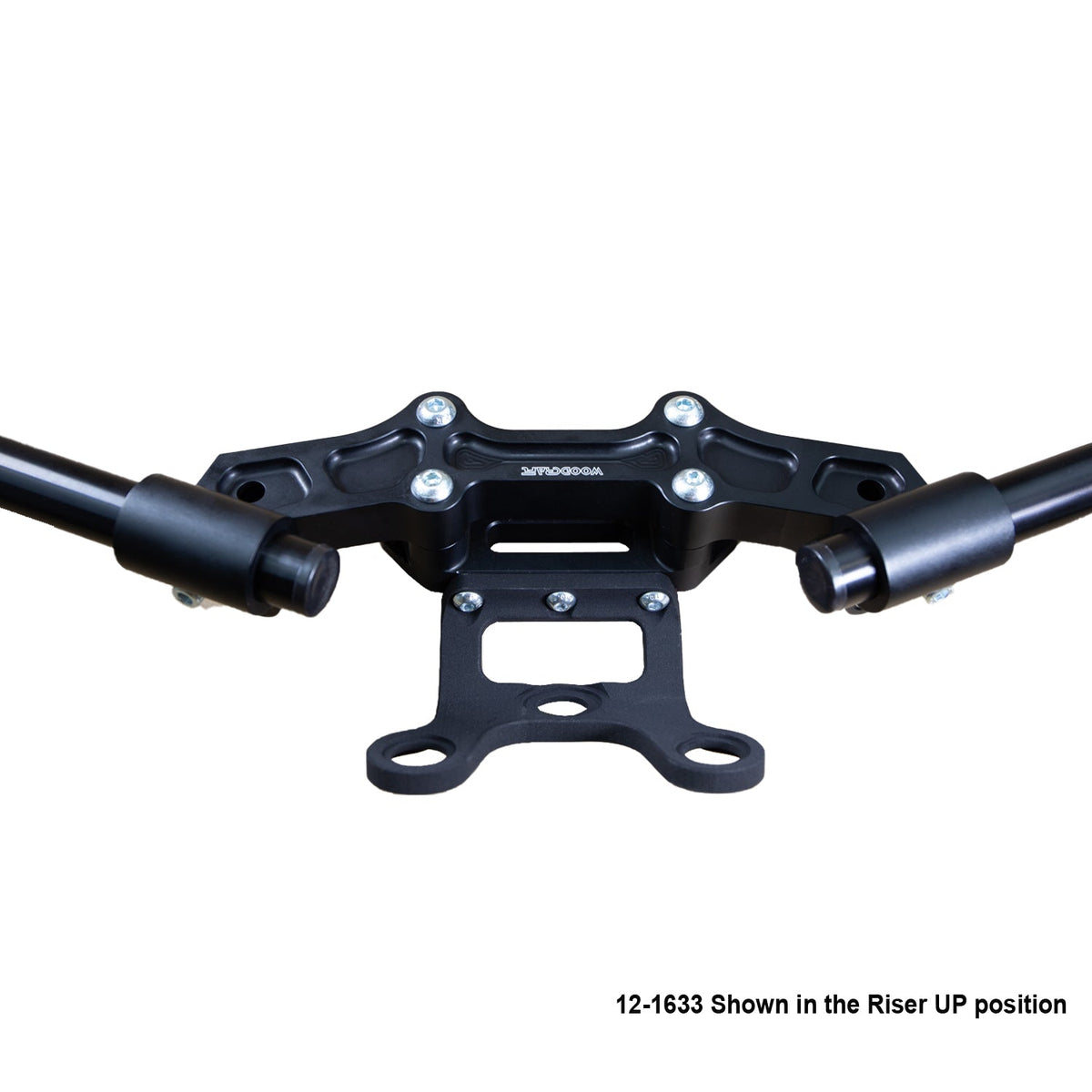 Woodcraft Clip-On Adapter Plate w/ Gauge Mount 18-21 Ducati Monster 797/821 | 1 inch Standard Rise w/ BXL Bars