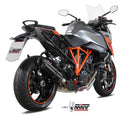 MIVV Suono Black Stainless Steel Slip-On Exhaust '16-'23 KTM 1290 Superduke GT