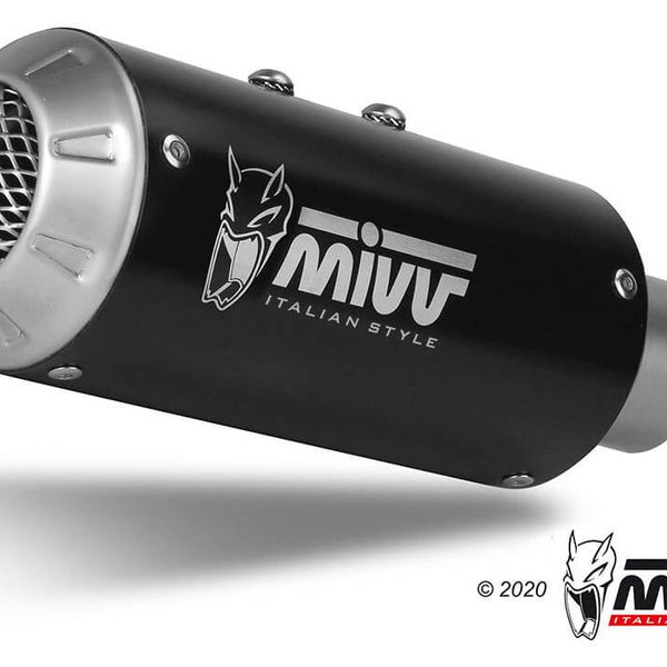 MIVV mk3 スリップオンマフラー KTM 890 790DUKE MIVV MK3 Black Steel Slip-On Exhaust '18-'23 KTM 790/890