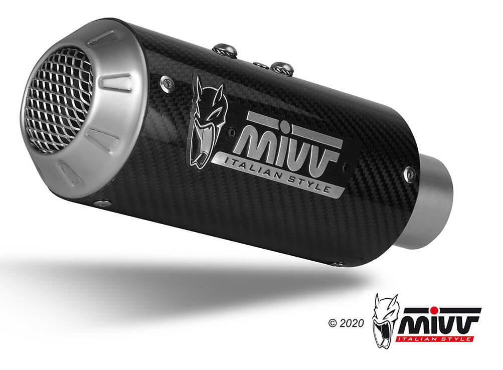 MIVV MK3 Carbon Slip-On Exhaust '17-'20 Suzuki GSX-R 1000