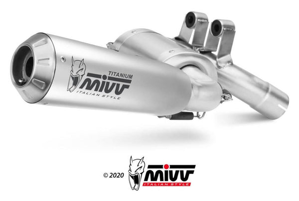 MIVV X-M1 Titanium Slip-On Exhaust '20-'23 BMW F 900 R