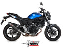 MIVV Oval Carbon Slip-On Exhaust '16-'23 Suzuki SV 650/X