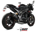 MIVV Delta Race Carbon Slip-On Exhaust '18-'20 Triumph Speed Triple 1050 R/S/RS